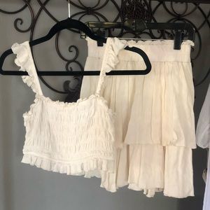 Two-piece Ruffle Set